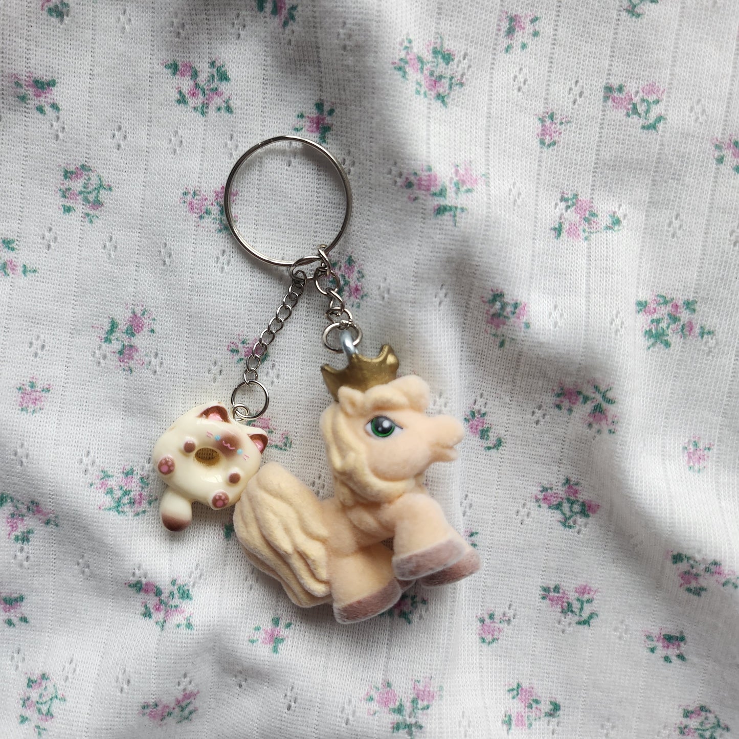 Filly Schlüsselanhänger Princess Beige Katzen Design