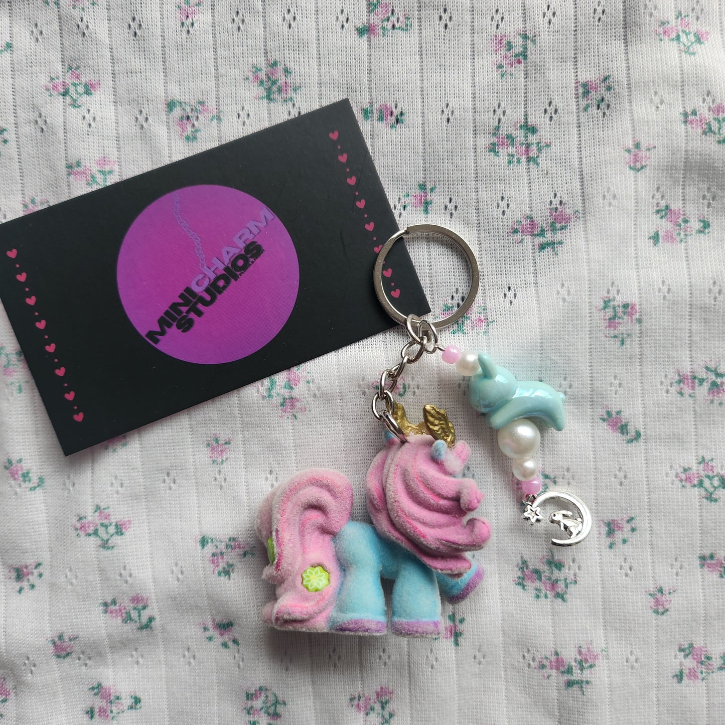 Filly Schlüsselanhänger Elves Türkis Bunny Design