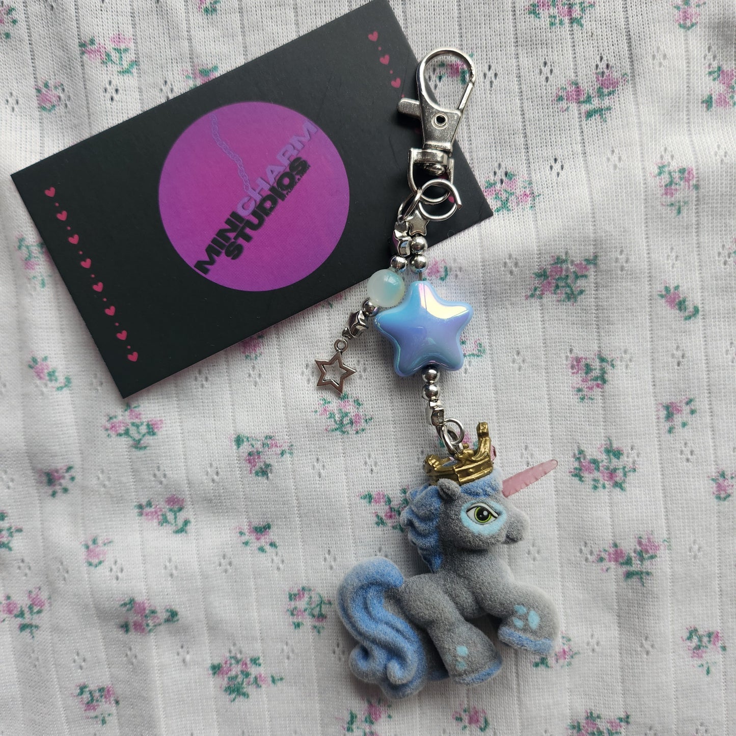 Filly Schlüsselanhänger Unicorn Schwarz Rare