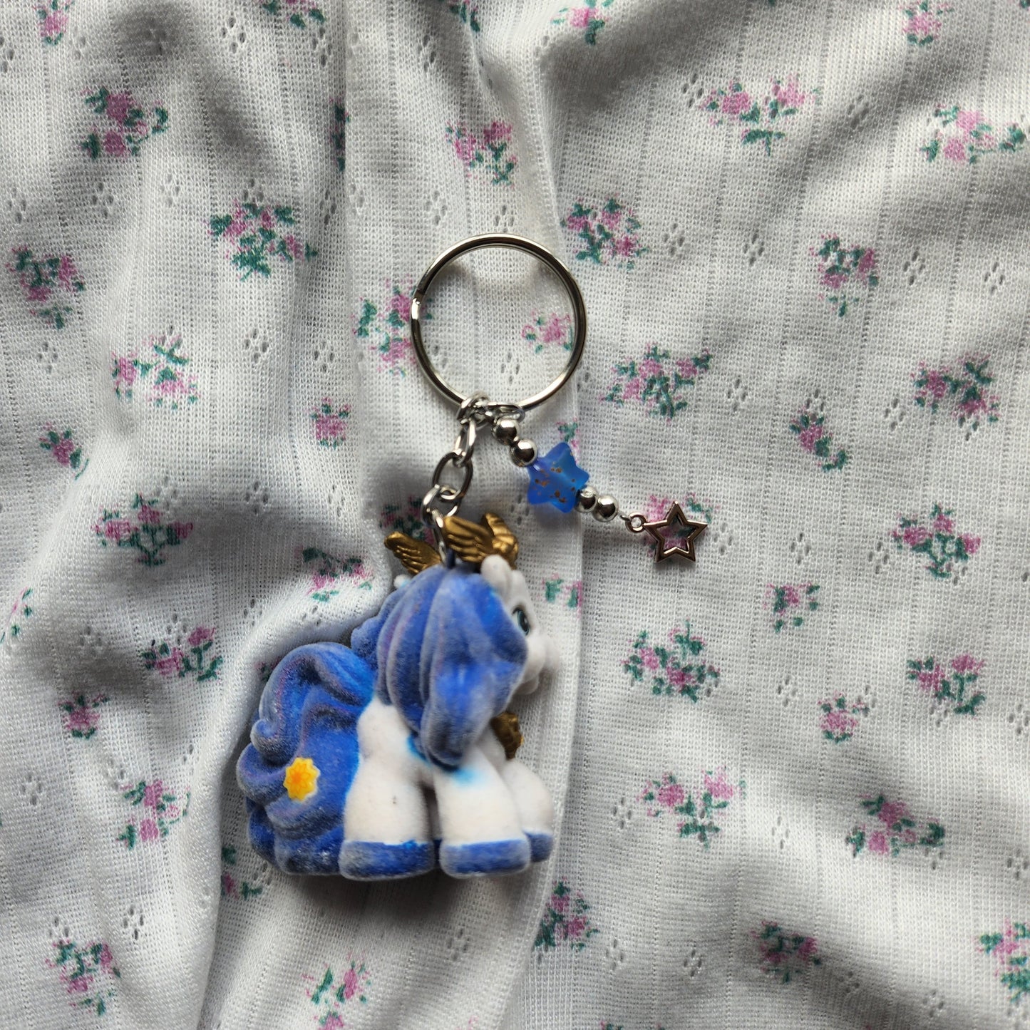 Filly Schlüsselanhänger Elves Blau Weiß