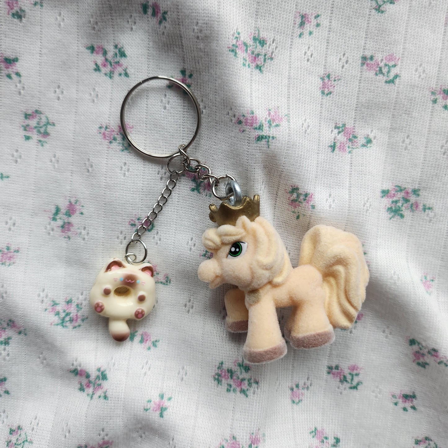 Filly Schlüsselanhänger Princess Beige Katzen Design